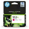 HP 953XL Magenta, Cartuccia Inchiostro Originale, Alta Capacità | Compatibile con HP OfficeJet Pro serie 8710, 8720, 8730, 8740, 7740, 1450 pagine (F6u17ae)