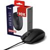 Trust 10 Pezzi Basi Mouse con Filo 1200 DPI, Sensore Ottico, Nero | 3 Pulsanti, Cavo USB 1,6 m, per Mano Sinistra e Destra, Mouse Cablato per PC Portatile Macbook Lenovo Dell