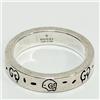 GUCCI Anello Gucci Fantasma Ag925 Argento 925 Misura 11 Made in Italy Autentico