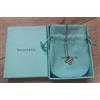 TIFFANY & Co. Collana in argento con diamanti 1P trifoglio cuore amorevole US...