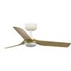 Faro Barcelona Ventilatore Da Soffitto Silenzioso Con Telecomando 90Cm Mini Punt Bianco Acero