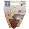 LUX Tools Profi Bosch Black&decker Metabo Carta Abrasiva Vetrata Triangolare 400 Grana 96 MM Lux