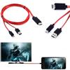 Cavo Mhl Per Samsung Galaxy S3 S4 S5 Note 2 Note 3 Hd Micro Usb A Hdmi Hdtv