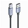 Cavo USB Stampante Tipo B 2.0 Maschio 480Mbps 10mt Compatibile Etichettatrice