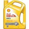 Shell Helix HX5 Olio Motore 15W40 Service Kit 5L