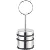 Relaxdays Fermaporta 1,2 kg Argento Fermaporta in acciaio inox Fermaporta in acciaio