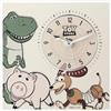 VALENTI & CO. Orologio da Tavolo e da Parete Disney Toy Story Rex, Slinky, Hamm, 17x17 cm, Analogico, Meccanico, per Cameretta