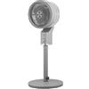 FABRILAMP Ventilatore da terra Talamo Grigio/Cromo 50 W 3vel Regx33 x 33 cm Oscillante Fisso E Rotativo