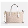 Coach Autentica Coach Signature Canvas City Mini Tote Bag Sand Chalk CW032 IMXDM Nuova
