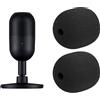 FILTRI POP PER MICROFONO - 2 PEZZI SCHIUMA PER RAZER SEIREN V3 MINI USB PROTEZIO