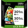 CARTUCCE PER STAMPANTE HP 301XL NERO E COLORE SOSTITUZIONE PER ENVY 4500 - 2 PAC
