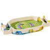 Gioco di Calcio con Campo Verde Stampato Portatile Calcetto Balilla Resistente