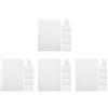 Durable Water Soluble Sticky Stabilizer Sheets for Embroidery Pattern Transfer