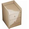 Comodino con 2 Cassetti Slim Comodino con Due Cassetti Pratico