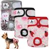 MUTANDINE ASSORBENTI PER CANI FEMMINA IN CALORE LAVABILI XS (3 PEZZI)