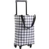 CREVICOSTA QUALITY MARK MARCAS DE CALIDAD Carrello per la spesa con ruote, per viaggi, campeggio, attività all'aperto, spiaggia, mercato e stoccaggio a casa