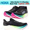 Hoka One One Hoka Rocket X 3 Running Nero Rosa 1168724-BNN Taglia Uomo