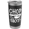 Fraxoweb Chop Like It's Hot - Coltello da chef divertente da cucina Bicchiere termico in acciaio inox doppia parete