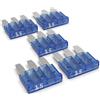 AUPROTEC Micro 3 Auto Fusibili Tipo Lama Standard Mikroto III 15A Blu 5 Pezzo