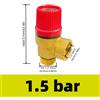 Valvola di sicurezza in ottone filettato 12 pollici DN15 1,5 bar valvola di sicu