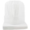 20x usa e getta cappello da cuoco cappellino cibo panettiere che serve rotondo