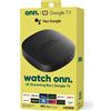 Marca predefinita ONN Google TV BOX Smart 4K ULTRA HD Android 15 Streaming 8GB+128GB