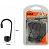 Set 2 Pezzi Gancio Per Corda Elastica 10 X 6Mm Ganci Corde Imbracatura Auto Bici