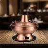 Hot Pot a Carbone Ramato Braciere Mongolo da Tavolo per Ristoranti