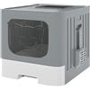 Altro Lettiera Gatto Chiusa M 60L con Coperchio, Vassoio Estraibile, Paletta, Antiperd