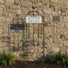 Traliccio Archetto Uccellino Sottile Grigliato Aperto per Aiuola, Giardinieri