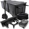 WilTec TTSet Filtro SunSun 90000l Chiarificatore 36W Pompa NEO8000 Tubo Fontana