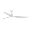 Faro Barcelona Ventilatore da Soffitto All'Aperto con Telecomando Outwood Bianco 150cm Dc