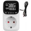 No 1X(TUYA WIFI per Temperature Controller Presa con Sensore Termostato Intel6303