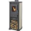 Blist STUFA LEGNA 6KW BERNA LUX Beige Nuovo Modello