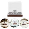 Acrylic Golf Ball Display Case with Wood Base Reusable Collector Box