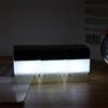 Reusable Solar Energy Fence Lamp Black LED Wall Lamp for Outdoor Lighting