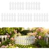 5Pcs Plastic Patio Border White Durable Garden Decoration Outdoor Fence