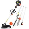 Fuxtec Decespugliatore Multifunzione a scoppio MT152E - 5in1 Motore Benzina Tagliasiepi