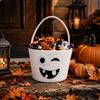 Cestino Porta Caramelle di Halloween Portatile Portacaramelle Riutilizzabile