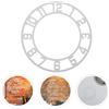 2 Pcs Decorazione Da Parete in Specchio Acrilico Orologio Per Muro