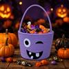 Cestino Porta Caramelle di Halloween Portatile Portacaramelle Riutilizzabile