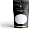 Mystic Moments | Argilla ghassoul (rhassoul) rossa marocchina | 100g | Argilla rhassoul marocchina ricca di minerali per maschere, cura capelli, detersione e formulazioni cosmetiche.