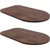 2 Pcs Pallet in Legno Miscelatore Vassoio Per Tappetino Robot Da Cucina