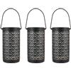 Set of 3 Lampada Esterno Solare Lanterna Giardino Forma Libellula