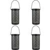 4 Pieces Lanterna Solare Da Giardino Forma Libellula Esterno Lampada