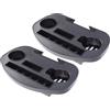 2 Pcs Vassoio Reclinabile Pieghevole Portabevande Da Divano Portabicchieri Per