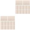 Raw Wood Tabletop Weaving Board Notched Loom for Yarn Crafts