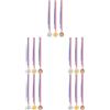 15Pcs Durable Zinc Aluminum Soccer Medals for Teens Competition Awards
