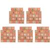 Vintage Style Refillable Advent Calendar with 24 Compartments for Holidays