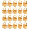 Woven Wooden Mini Basket Khaki for Candy Chocolates Kids Gift Storage Use